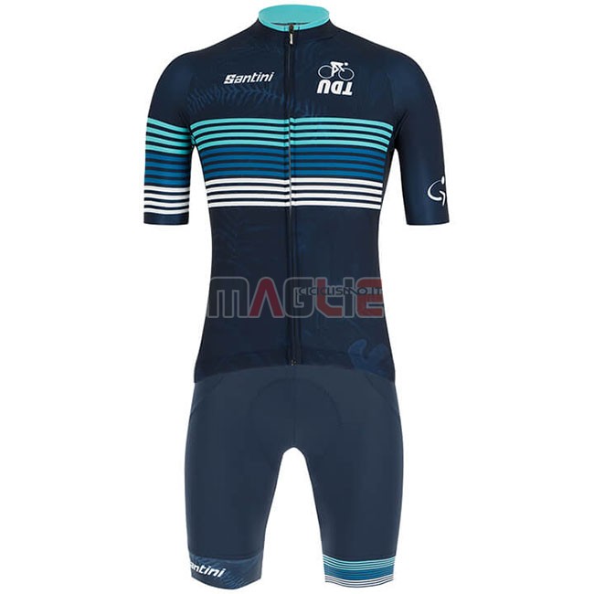 Maglia Tour Down Under Manica Corta 2019 Blu